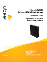 Ubee DDW365 User manual