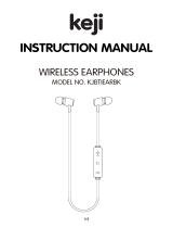 keji KJBTIEARBK Wireless Earphone User manual