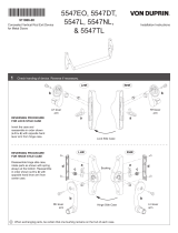 Von Duprin 5547 EO/DT/L/NL/TL-Series Vertical Rod Device User manual