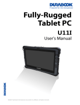 Durabook Fully-Rugged Tablet PC U11i User manual