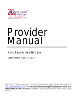 Kern Family Health Care Provider Owner's manual