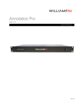 Williams AV AN C5 Annotation Pro Video System User manual