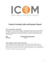 ICOM Clinical Clerkship Owner's manual