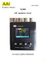 AAI NJ300S LCR Impedance Tester User manual