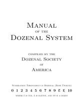 Dozenal System User manual