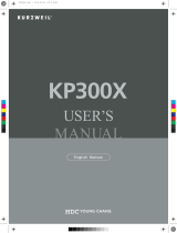 Kurzweil KP300X Portable Keyboard User manual