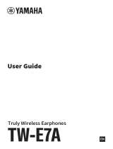 Yamaha Truly Wireless Earphones TW-E7A User manual