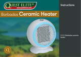 Quest Elite E0021 Barbados Ceramic Heater User manual