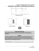 MakeUp Air Modular Electric Heater A0011031 User manual