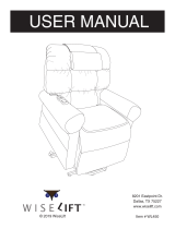 WiseLift WL450 Lift Chair User manual