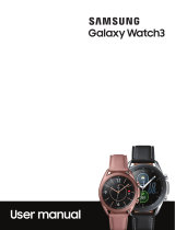 Samsung Galaxy Watch3 Smartwatch User manual