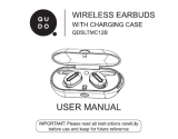 qudo QDSLTMC12B Wireless Earbuds User manual