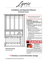 Lyric Peninsula Series Fireplace User manual