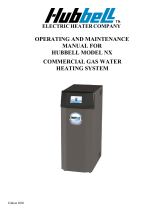 Hubbell NX200 and NX800 Commercial Gas Water Heating System User manual