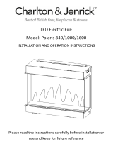 Charlton and Jenrick Charlton & Jenrick LED Electric Fireplace User manual