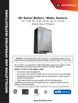 IBC Intergas DC Series Boilers / Water Heaters User manual
