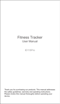 VeryFitPro ID115Pro Fitness Tracker Owner's manual