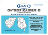Graco Contender 65/ Admiral 65 Convertible Car Seat User manual