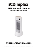 Dimplex 2kW Ceramic Heater DHCER20SW User manual