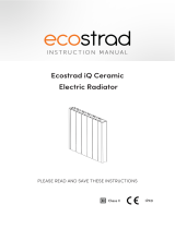 Ecostrad iQ Ceramic Electric Radiator User manual