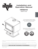 Ventis HES240 Wood Stove User manual