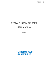 Furukawa Electric Fusion Splicer S179A User manual