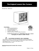 ComfortGlow BDISC6 Original Brown Box Ceramic Disc Heater