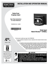 IronStrike Pellet-Fired Fireplace Insert PI40GL User manual