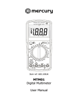 Mercury MTM01 Digital Multimeter User manual
