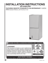 Air Handlers Standard R-410A Refrigerant User manual