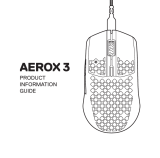 Aerox 3 Ultra light weight wireless Gaming Mouse Owner's manual