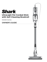 Shark HZ250 Series UltraLight Pet Corded Stick User manual