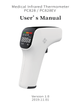 PACOM Medical Infrared Thermometer PC828 and PC828EV User manual