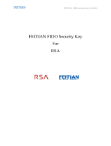 Feitian FIDO Secuity Key for RSA Operating instructions