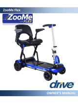 Drive ZooMe Flex Folding Travel Scooter User manual