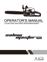 Salem Master Pro 2-Cycle Chain Saw 6220G /6220H/5820G/5820H User manual