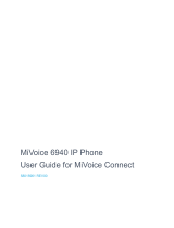 Mitel MiVoice 6940 IP Phone User manual