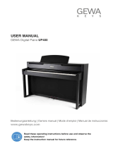 Gewa Digital Piano UP400 User manual