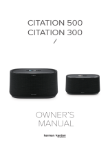 Harman Kardon Citation 500/300 Large Tabletop Smart Home Loudspeaker User manual
