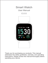 Letscom Willful ID205 Smartwatch User manual