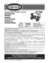 Simpson Professional Pressure Washer User manual