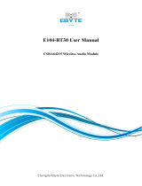 ebyte CSRA64215 Wireless Audio Module User manual