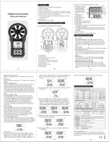 Anemometer Digital User manual