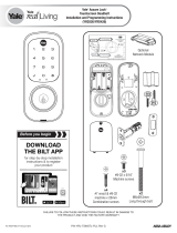 Yale YRD226/ YRD426 Assure Lock Touchscreen Deadbolt User manual