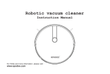 Opodee Robotic Vacuum Cleaner User manual
