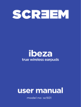 SCREEM ibeza true wireless earbuds sc501 User manual