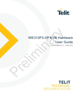 Telit WE310F5-I & WE310F5-P EVB Hardware User manual