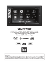 Axxera XDVD276BT DVD Multimedia Receiver Owner's manual