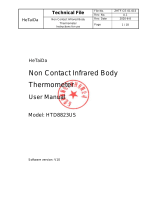 1-800-Innovations Infrared Thermometer HTD-8813 User manual