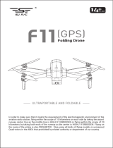 SJ A/C F11 GPS Folding Drone User manual